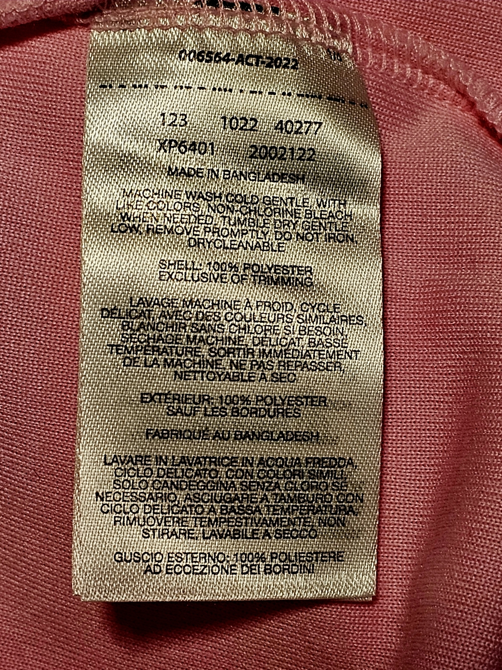 Columbia Womens Glacial Cropped II 1/2 Zip Top PINK XL NEW - Picture 5 of 7